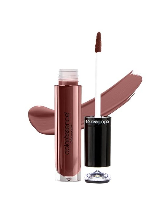 Coloressence Liquid Transferproof Lipstick Lipstay Lip Color, Matte Finish, 4ml (Saddle) | Waterproof | Lasts Upto 12 Hours | Fadeproof | Hydrating Formula | Highly Pigmented - Image 1